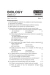 UP Board Biology Class 12 Exam 2027 | Fast Track Unsolved Papers (2026-2019) with All Set Coverage + 5 Model Papers Issued by UP Board | NCERT Based Complete Practice Book