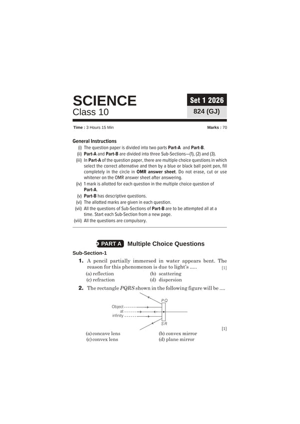 UP Board Science Class 10 Exam 2027 | Fast Track Unsolved Papers (2026-2019) with All Set Coverage + 3 Model Papers Issued by UP Board | NCERT Based Complete Practice Book