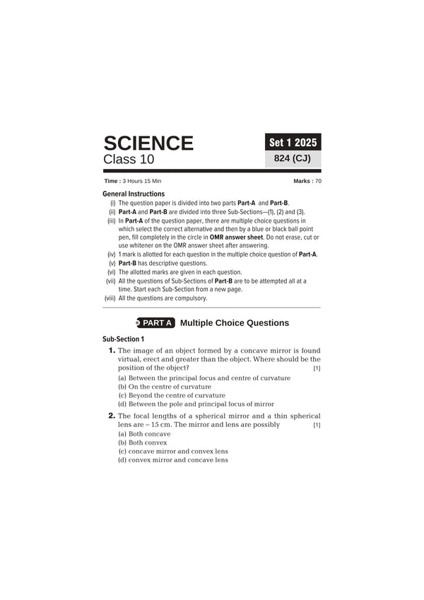 UP Board Science Class 10 Exam 2027 | Fast Track Unsolved Papers (2026-2019) with All Set Coverage + 3 Model Papers Issued by UP Board | NCERT Based Complete Practice Book