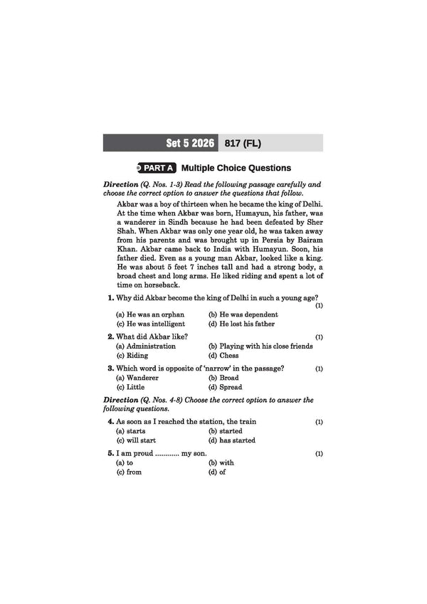 UP Board English Class 10 Exam 2027 | Fast Track Unsolved Papers (2026-2022) with All Set Coverage + 3 Model Papers Issued by UP Board | NCERT Based Complete Practice Book
