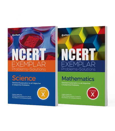 NCERT Exemplar Problem-Solutions Science, Mathematics Class 10th ( Combo Set of 2 Books )