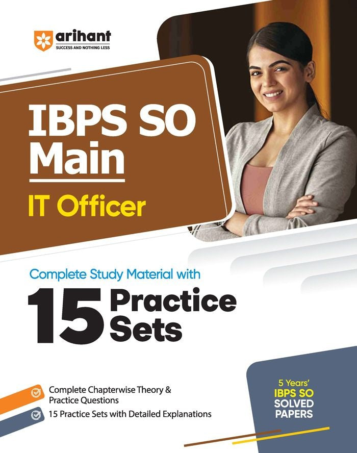 IBPS SO IT Officer Main Exam Book English Medium 2026 – arihantbooks