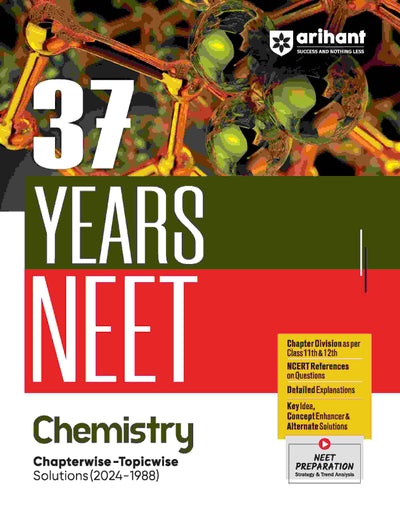 37 Years NEET Chemistry Chapterwise- Topicwise Solutions 2024 - 1988| For NEET 2025