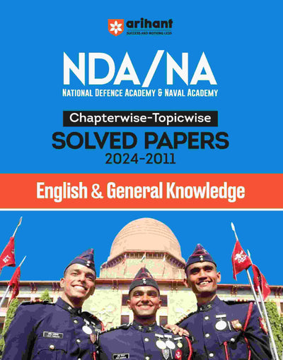 NDA/NA 2025 | English & General Knowledge Chapterwise - TopicwiseSolved Papers (2024 - 2011) | English Medium