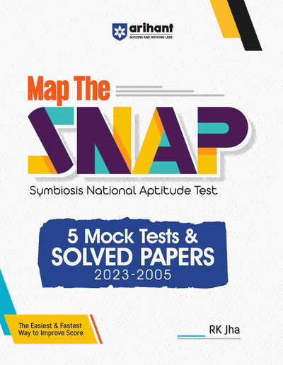 Map the SNAP Symbiosis National Aptitude Test 5 Mock Tests & SOLVED PAPERS2023-2025