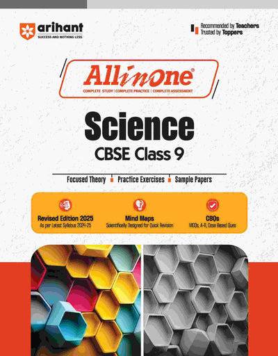 All In One Science CBSE Class 9thBased On Latest NCERT For CBSE Exams 2025 | Mind map in each chapter | Clear & Concise Theory | Intext & Chapter Exercises | Sample Question Papers