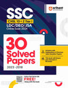 SSC CHSL (10+2) Tier I LDC/DEO/JSA Online Exam 2024 30 Solved Papers (2023 -2018)