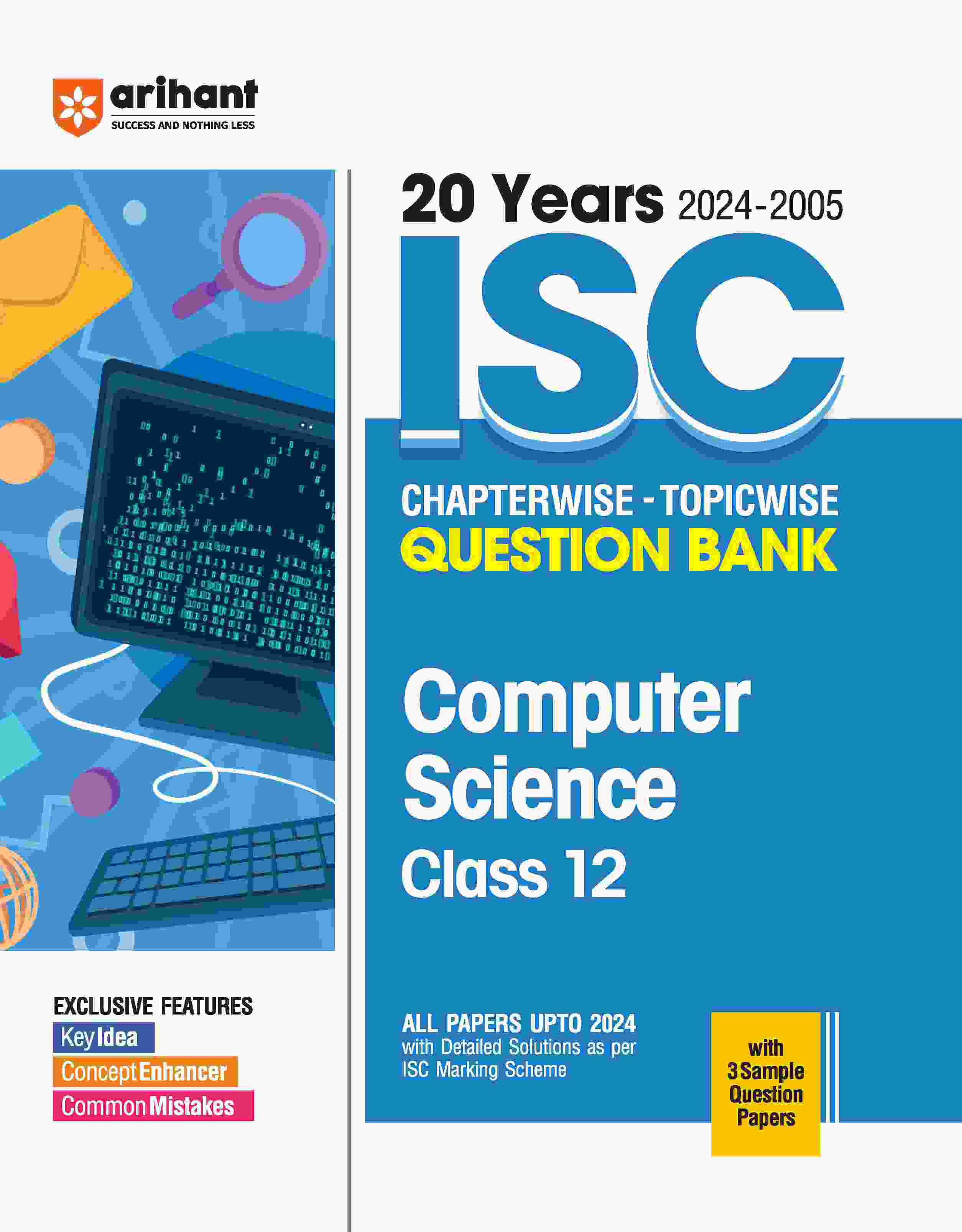 20 Years ISC Chapterwise QB Computer Science for Class 12 (2024-2005 ...