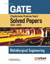 GATE Chapterwise Previous Years' s Solved Papers (2024-2000)  Metallurgical Engineering 