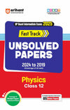 UP Board Fast Track Unsolved Papers (2024 - 2019) Physics -  Class 12th Exam 2025 | English Medium