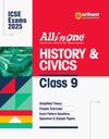 All In One HISTORY & CIVICS Class 9th Based On Latest NCERT For ICSE Exams 2025 | Mind map in each chapter | Clear & Concise Theory | Intext & Chapter Exercises | Sample Question Papers