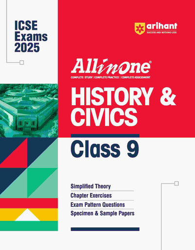 All In One HISTORY & CIVICS Class 9th Based On Latest NCERT For ICSE Exams 2025 | Mind map in each chapter | Clear & Concise Theory | Intext & Chapter Exercises | Sample Question Papers