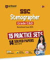 Practice Book For SSC Stenographer Grade C & D Recruitment Exam 2024 I 15 Practice Sets & 14 Solved Papers (2023-2014) With Free Online Support