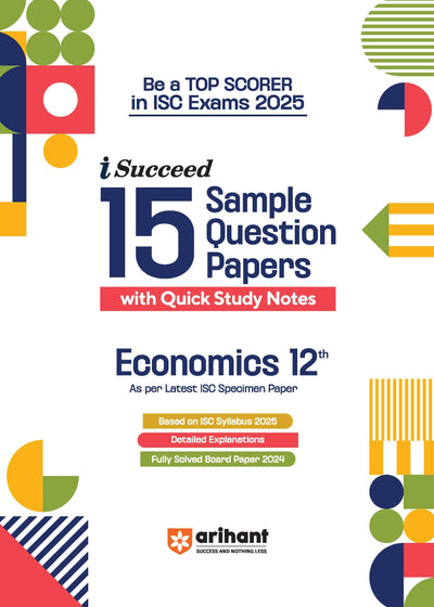 I-Succeed 15 Sample Question Papers Ecomics Class 12th 