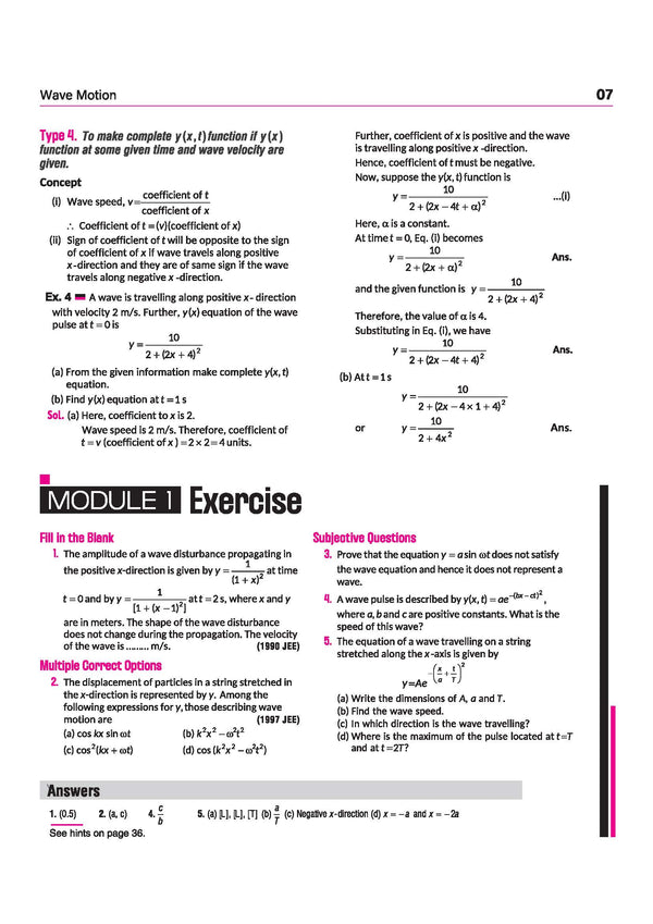 Understanding Physics Waves & Thermodynamics for JEE Main & Advanced 2027 | Modular Theory, Concept Practice & Two-Level JEE Pattern Exercises | DC Pandey