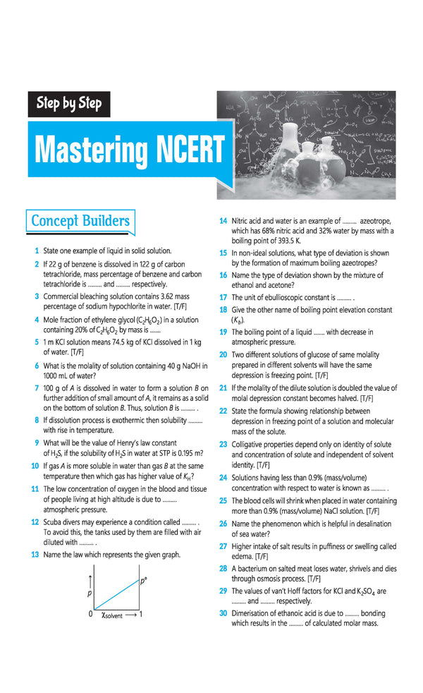 Master the NCERT Chemistry Class 12 | For NET, JEE & CUET 2026-27 | Line by Line MCQs from Latest NCERT Book | NCERT-Based 2K+ MCQs, AI-Based Misconception Zone | FREE Online Support | Revised Edition 2027
