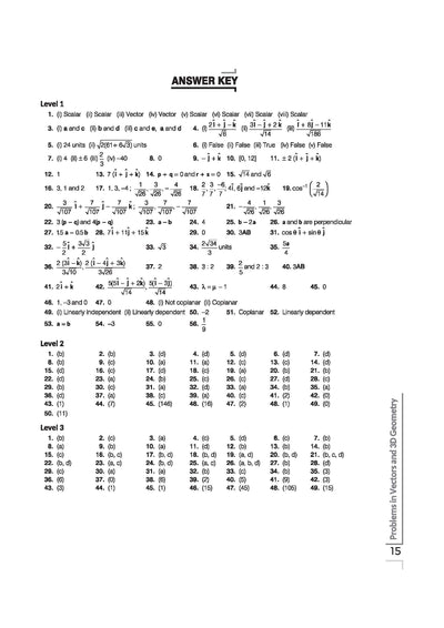 Navigator Series JEE Main & Advanced 2027 – Vectors & 3D Geometry | 1000+ Problems | Vector Algebra, Dot–Cross Product, Lines, Planes, Sphere | 3-Level Exercises with PYQs | by Vinod Kumar Pareek