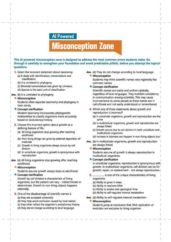 Master the NCERT Biology Class 11 | For NEET (UG) & CUET 2026-27 | Line by Line MCQs from Latest NCERT Book | NCERT-Based 2K+ MCQs, AI-Based Misconception Zone | Revised Edition 2027