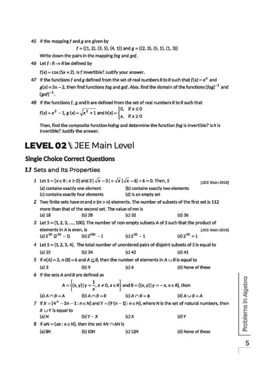 Navigator Series JEE Main & Advanced 2027 – Algebra | 2000+ Problems | Sets, Complex Numbers, Equations, Matrices, Probability & More | 3 Level Exercises with PYQs | by Dr. Amit Kumar Singh