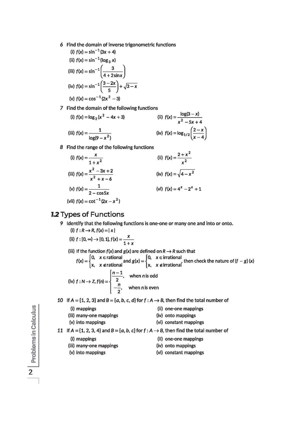 Navigator Series JEE Main & Advanced 2027 – Calculus | 2000+ Problems | Limits, Continuity, Differentiation, Maxima–Minima, Integrals, AOD, DE & More | 3-Level Exercises with PYQs | by Vinod Kumar Pareek