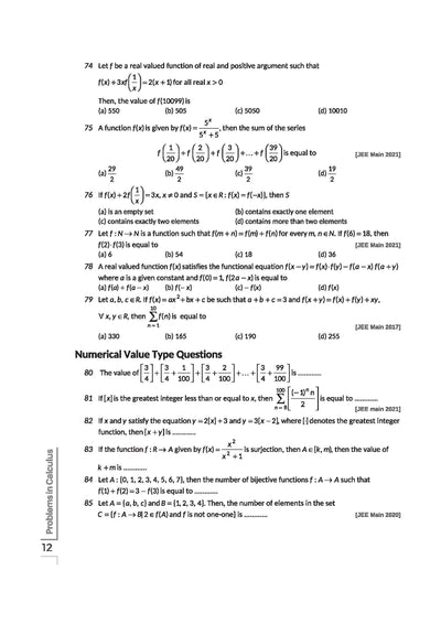 Navigator Series JEE Main & Advanced 2027 – Calculus | 2000+ Problems | Limits, Continuity, Differentiation, Maxima–Minima, Integrals, AOD, DE & More | 3-Level Exercises with PYQs | by Vinod Kumar Pareek