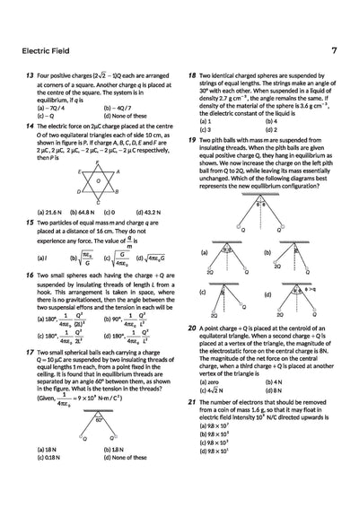 Navigator Series JEE Main & Advanced 2027 – Electrostatic & Current Electricity | 2000+ Problems | Electric Field, Potential, Dipole, Capacitance, Current, RC Circuit | 3-Level Exercises with PYQs