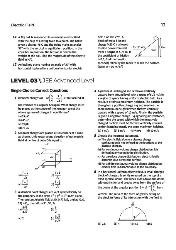 Navigator Series JEE Main & Advanced 2027 – Electrostatic & Current Electricity | 2000+ Problems | Electric Field, Potential, Dipole, Capacitance, Current, RC Circuit | 3-Level Exercises with PYQs
