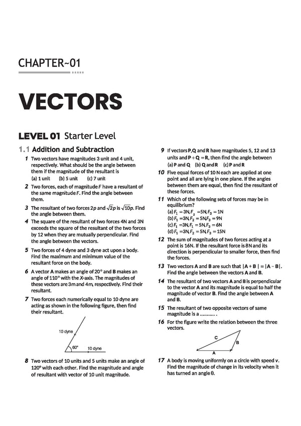 Navigator Series JEE Main & Advanced 2027– Mechanics I | 3000+ Problems | Vectors, Calculus, NLM, Projectile, Work & Energy, Circular Motion | 3-Level Exercises with PYQs