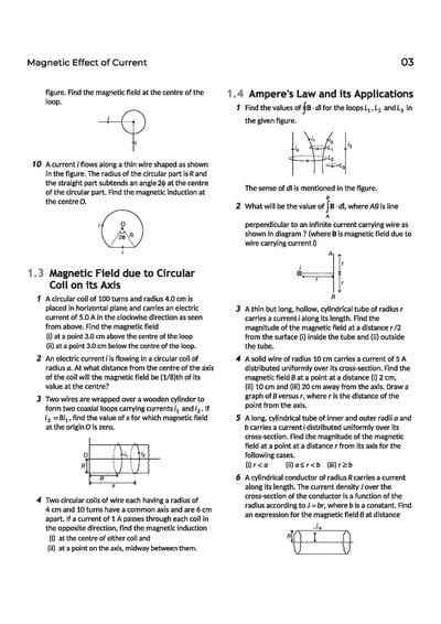 Navigator Series JEE Main & Advanced 2027 – Magnetism & Electromagnetic Induction | 1500+ Problems | Magnetic Effect of Current, EMI, AC, EM Waves | 3-Level Exercises with PYQs