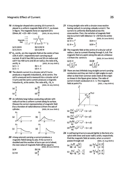 Navigator Series JEE Main & Advanced 2027 – Magnetism & Electromagnetic Induction | 1500+ Problems | Magnetic Effect of Current, EMI, AC, EM Waves | 3-Level Exercises with PYQs