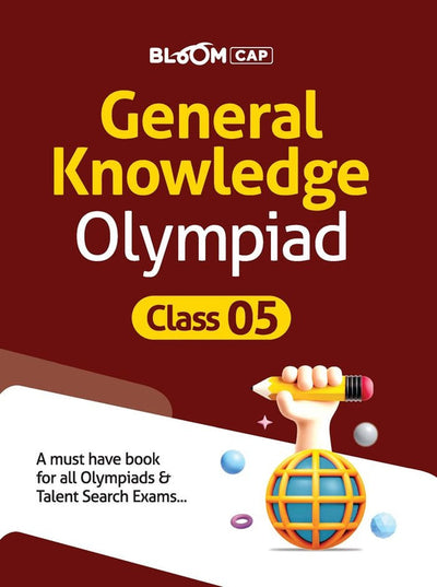 Bloom CAP Olympiad Science, Social Studies, Mathematics, Reasoning, English, General Knowledge, Hindi, Computer Class 5 (Set of 8 books)