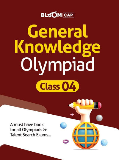 Bloom CAP Olympiad Science, Social Studies, Mathematics, Reasoning, English, General Knowledge, Hindi, Computer Class 4 (Set of 8 books)