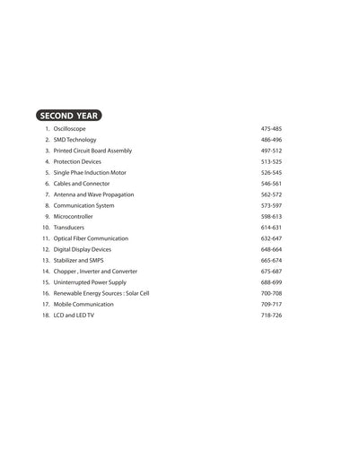 NSQF (Level 5) Electronics Mechanic and Consumer Electronics Theory (I & II Year) | English