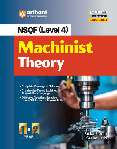 NSQF (Level 4)Machinist Theory | 1st & 2nd Year ITI Students | Bharat Skills CBT & NIMI Pattern Based | Completely Revised Latest Syllabus Edition