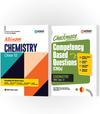 All in one and Checkmate Chemistry Class 12th I Compete Study, Practice, Assessment I Competency Based Questions book for Class 12th