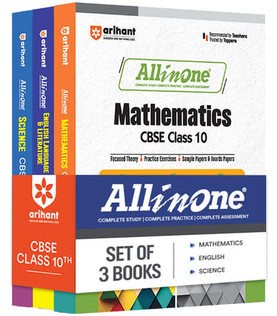 All In One Mathematics, English Language & Literature, Science, Class 10th Based On Latest NCERT For CBSE Exams 2025