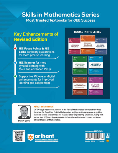 Skills in Mathematics Algebra for JEE 2026 by Dr SK Goyal cover image