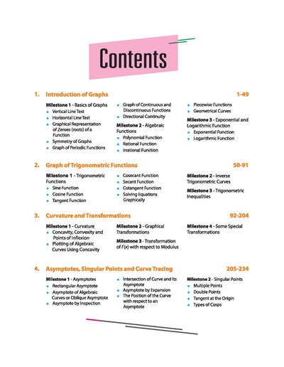 Skills in Mathematics Play with Graphs JEE 2026 TOC chapters