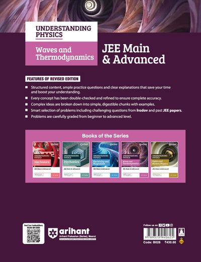 Understanding Physics Waves and Thermodynamics JEE 2027 book cover