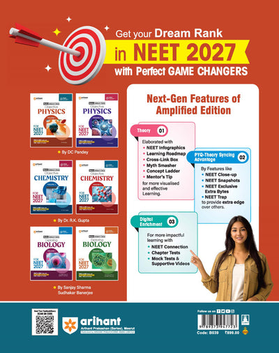 Objective Physics Volume 1 for NEET 2027 | Medico Achiever’s Series | 3000+ MCQs with PYQs Synced Modular Theory | Fully Revised NEET Preparation Bookby DC Pandey