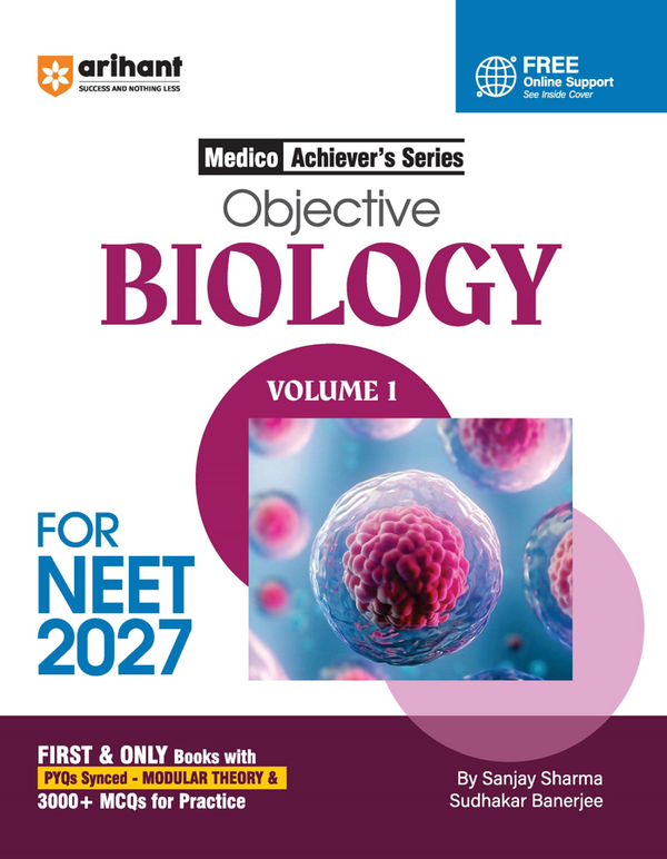 Combo of Objective Physics, Chemistry & Biology Vol. 1 | Medico Achiever’s Series | 3000+ MCQs with PYQs Synced Modular Theory | With Free Dictionary of Biology | English Medium