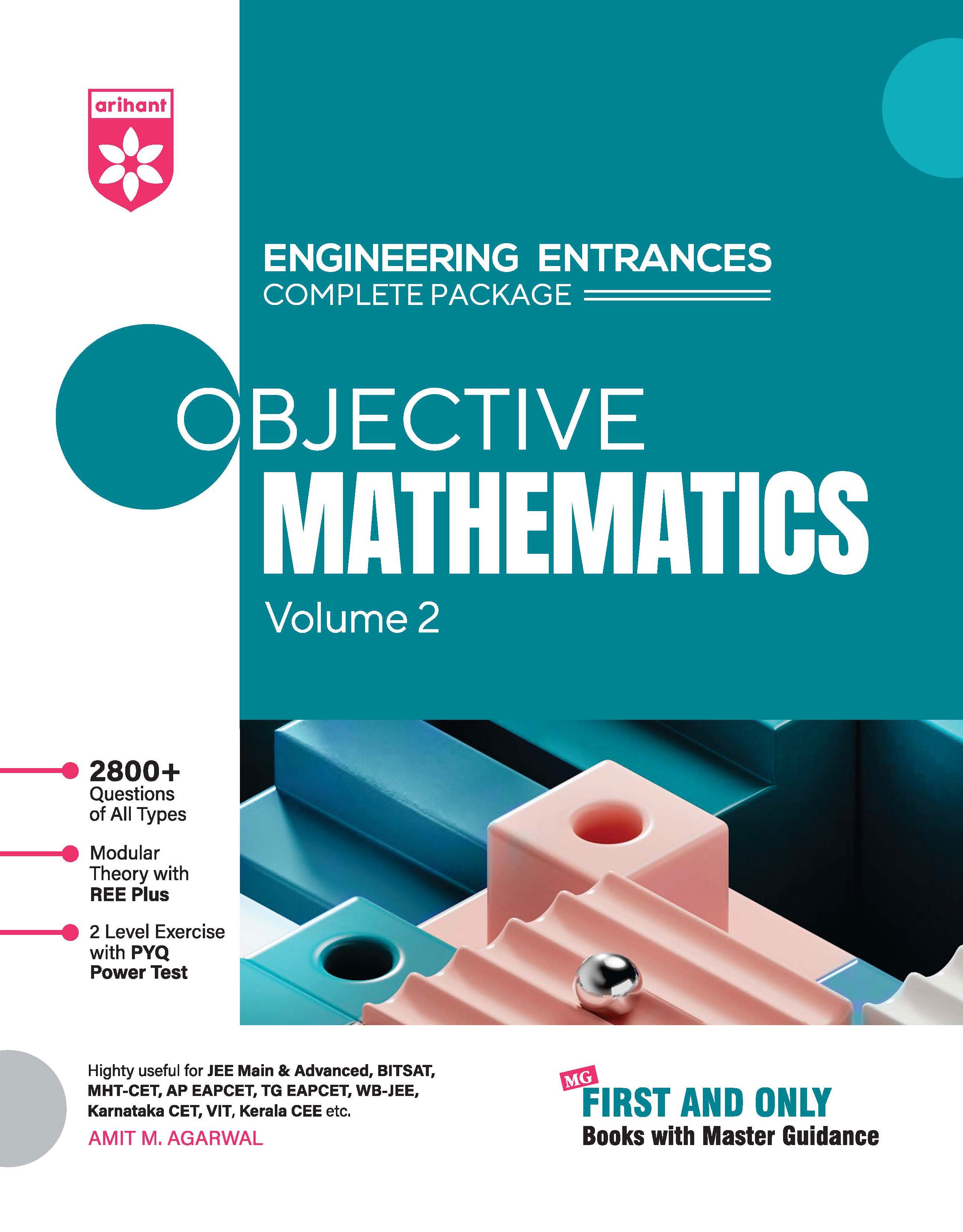 Swun Math Objective Examples Combo of Objective Mathematics Vol. 1 & Vol. 2 | Engineering Entrances ...