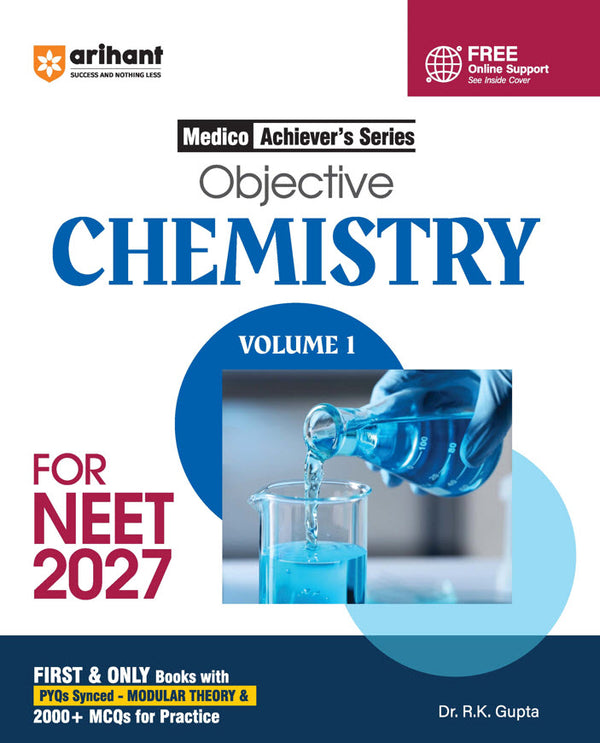 Combo of Objective Physics, Chemistry & Biology Vol. 1 | Medico Achiever’s Series | 3000+ MCQs with PYQs Synced Modular Theory | With Free Dictionary of Biology | English Medium