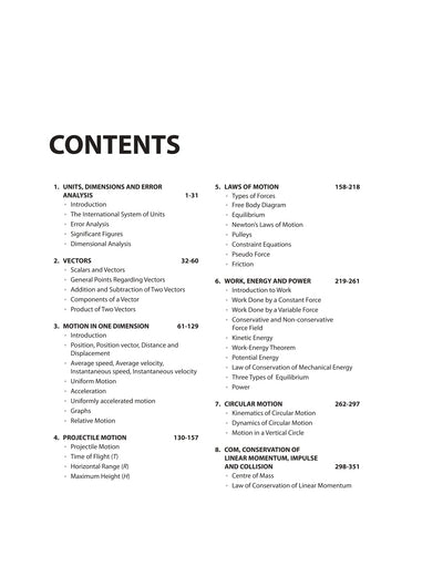 Complete Study Pack for Engineering Entrances Objective Physics (Volume 1) |DC Pandey