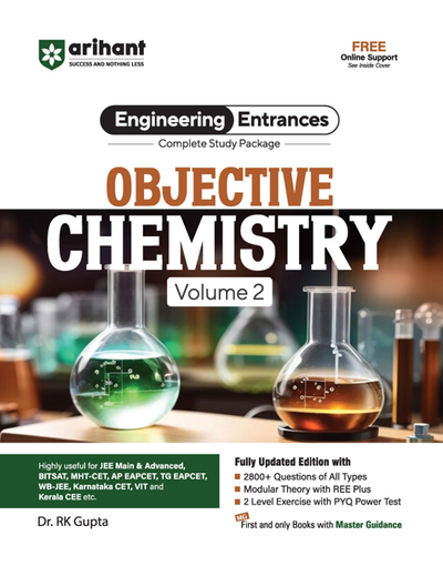 Complete Study Package Objective Chemistry (Vol. 2) for JEE and All Engineering Entrances | 2800+ Questions of All Types | By Dr. RK Gupta