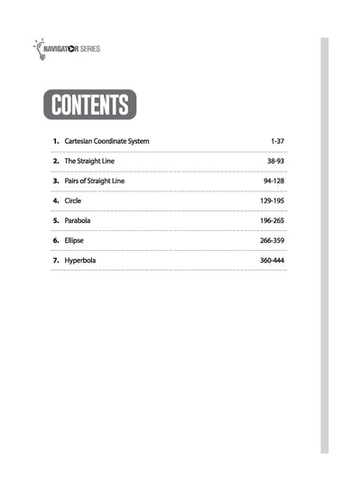 Navigator Coordinate Geometry table of contents