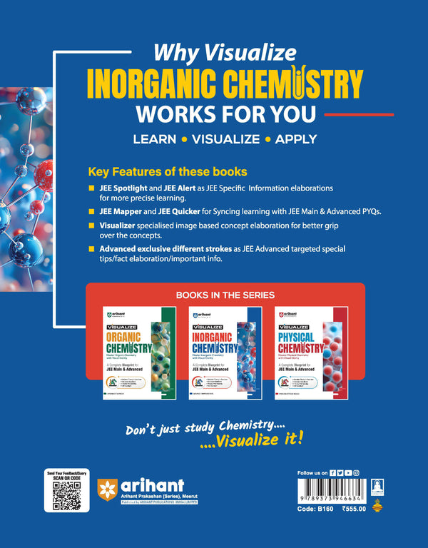 Visualize Inorganic Chemistry for JEE Main & Advanced 2026–27 | Complete JEE Blueprint with Concept Visualizers, Modular Theory & Exercises, Theory–PYQ Syncing & JEE Spotlight | Gaurav Shrivastava