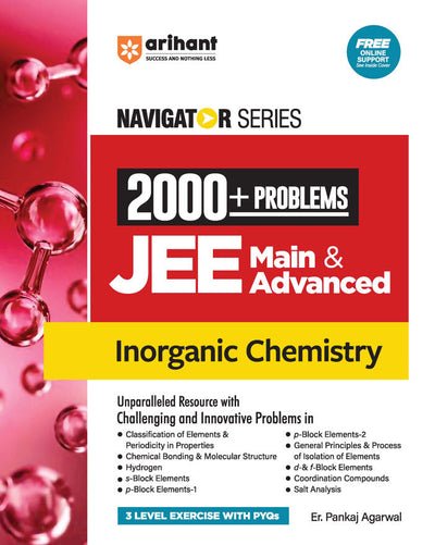 Navigator Series 2000+ Problems & 3 Level Exercise with PYQs JEE Main & Advanced Inorganic Chemistry | By Er. Pankaj Agarwal 