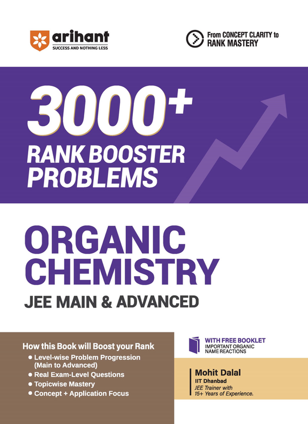Organic Chemistry for JEE Main & Advanced 2027 | 3000+ Rank Booster Problems | Level-Wise Problem Progression, Real Exam-Level Questions, Concept & Application-Based Practice | From Concept Clarity to Rank Mastery