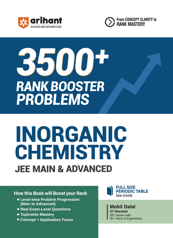 Inorganic Chemistry for JEE Main & Advanced 2027 | 3500+ Rank Booster Problems | Level-Wise Problem Progression, Real Exam-Level Questions, Concept & Application-Based Practice | From Concept Clarity to Rank Mastery